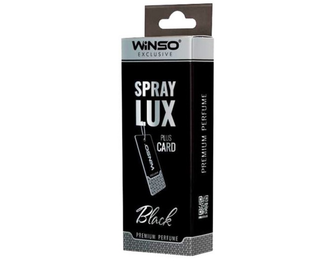 Ароматизатор в инд. упаковке Winso Spray Lux Exclusive plus Card - Black, цена: 254 грн.