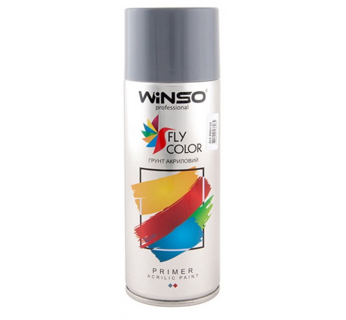 Грунтовка акриловая Winso аэрозоль темно-серый 450мл, цена: 103 грн.
