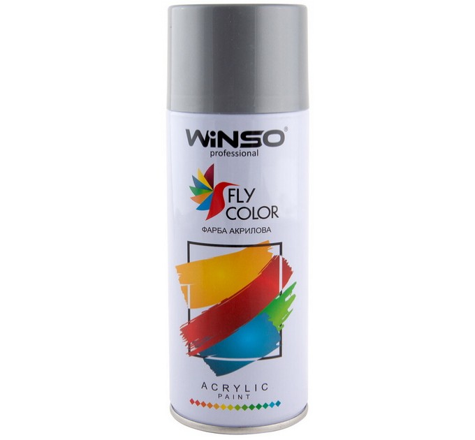 Краска акриловая Winso Spray Серебряно-серый 450мл, цена: 100 грн.