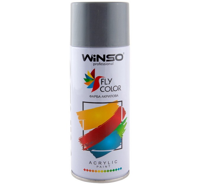 Фарба акрилова Winso Spray Темно-сірий 450мл, ціна: 100 грн.