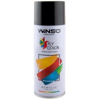 Фарба акрилова Winso Spray Чорний матовий 450мл