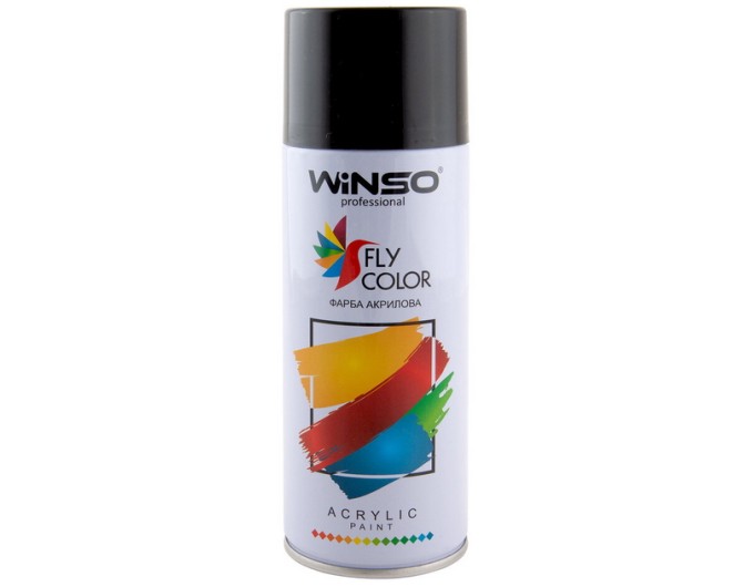 Краска акриловая Winso Spray Черный матовый 450мл, цена: 103 грн.