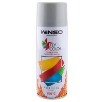 Фарба акрилова термостійка Winso срібно-сірий 450мл
