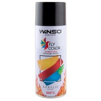 Фарба високотемпературна Winso Spray чорна 450мл