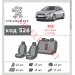 Чехлы на сиденья Peugeot 308 Hatch с 2015г. с автоткани Classic 2020 EMC-Elegant, цена: 5 342 грн.