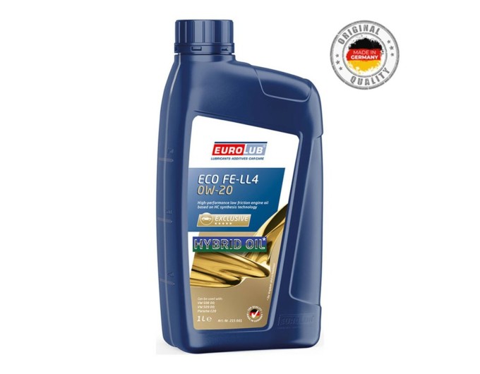 Моторное масло EuroLub Eco FE LL4 0W-20 1л, цена: 540 грн.