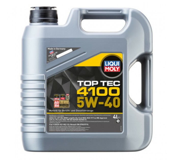 Моторне масло Liqui Moly Top Tec 4100 5W-40 4л, ціна: 2 478 грн.