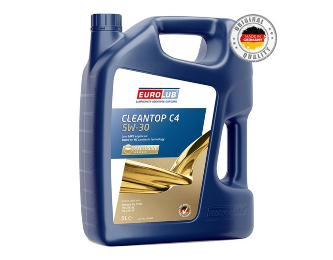 Моторное масло EuroLub Cleantop 5W-30 5л, цена: 1 806 грн.