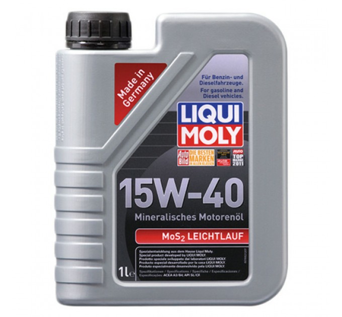 Моторное масло Liqui Moly MoS2 Leichtlauf 15W-40 1л, цена: 618 грн.