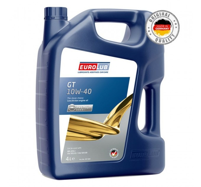 Моторне масло EuroLub GT 10W-40 4л, ціна: 778 грн.
