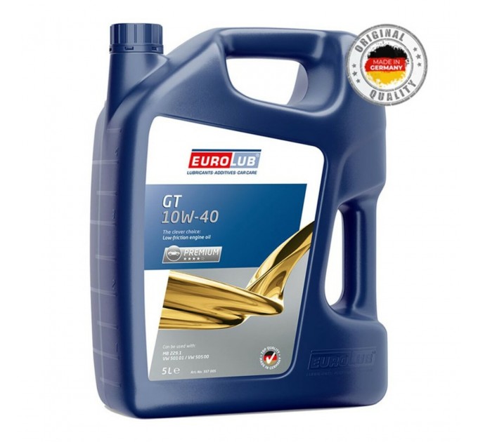 Моторне масло EuroLub GT 10W-40 5л, ціна: 1 299 грн.
