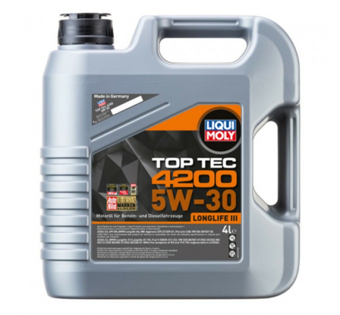 Моторне масло Liqui Moly Top Tec 4200 5W-30 4л, ціна: 3 543 грн.