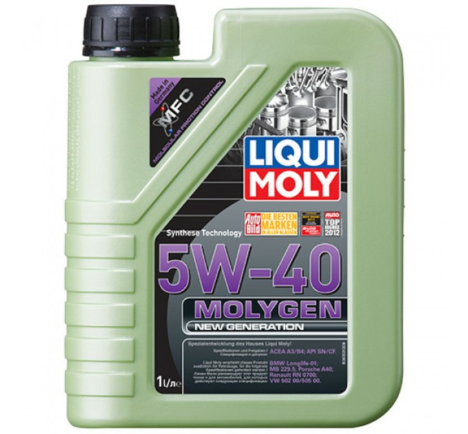 Моторное масло Liqui Moly Molygen New Generation 5W-40 1л, цена: 780 грн.