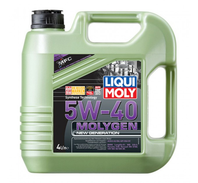 Моторное масло Liqui Moly Molygen New Generation 5W-40 4л, цена: 2 919 грн.