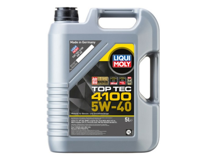 Моторное масло Liqui Moly Top Tec 4100 5W-40 5л, цена: 3 606 грн.