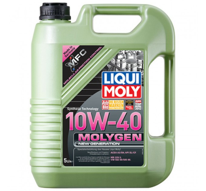 Моторное масло Liqui Moly Molygen New Generation 10W-40 5л, цена: 2 835 грн.