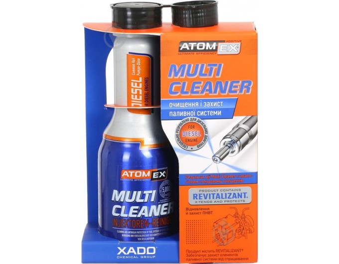 Очиститель топливной системы дизельных двигателей XADO Atomex Multi Cleaner 250 мл, цена: 442 грн.