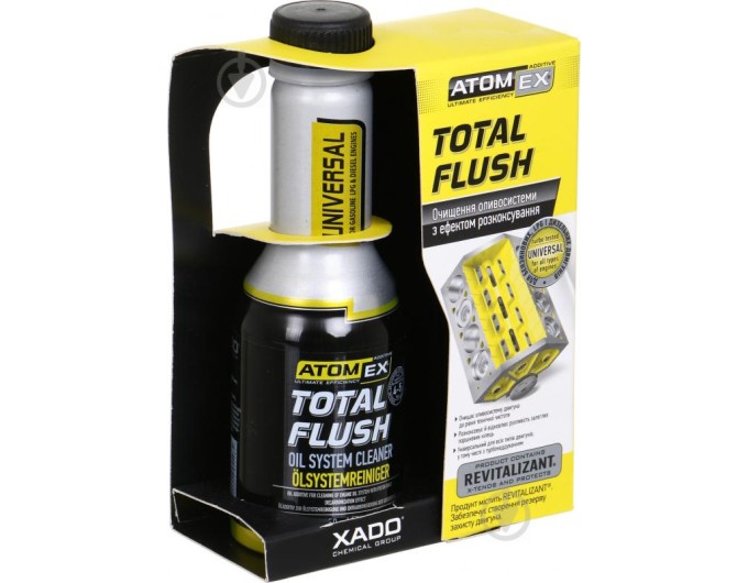 Очисник масляної системи XADO Аtomex TotalFlush XA 40613 250 мл, ціна: 472 грн.