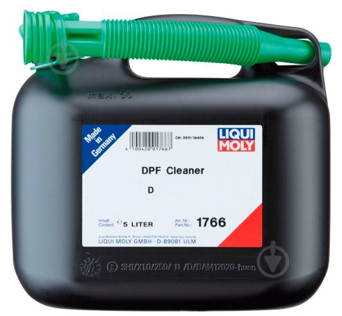Очиститель сажевого фильтра Liqui Moly DPF Cleaner 1766 5000 мл, цена: 3 747 грн.