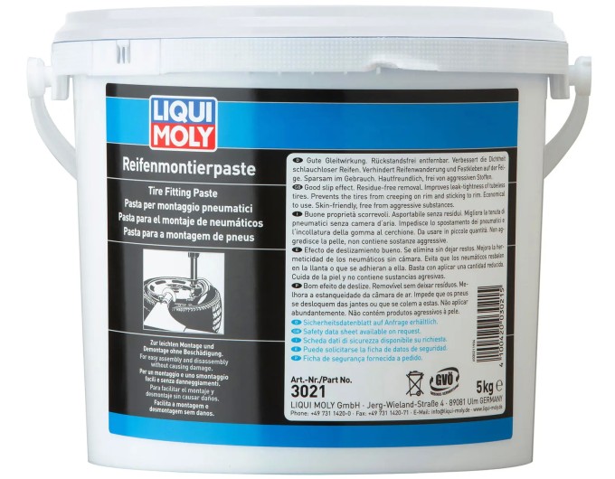 Монтажная паста Liqui Moly Reifen-Montierpaste LIM3021 5000 мл, цена: 1 703 грн.