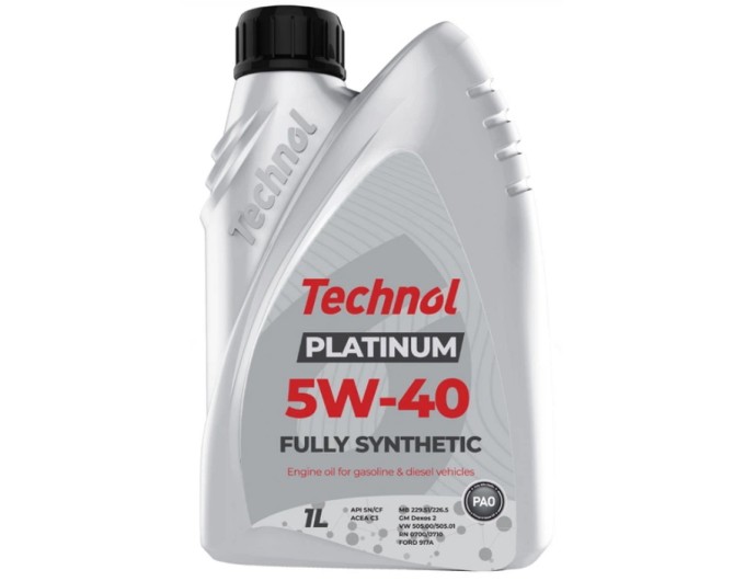 Моторное масло TECHNOL Platinum 5W-40 (1л), цена: 286 грн.